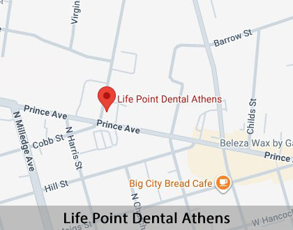 Map image for Dental Insurance in Athens, GA